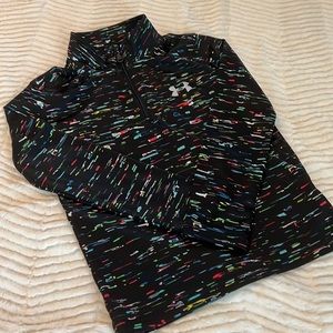 Black Under Armour Half-Zip